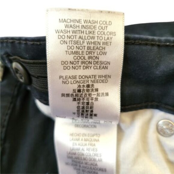 Levi 511 Boys 10 Regular 25 x 25 adjustable waist  Black Denim Slim Fit Jeans - Picture 7 of 9